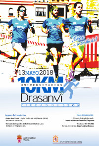 10 km Universitarios Drasanvi Ciudad de León - 2018